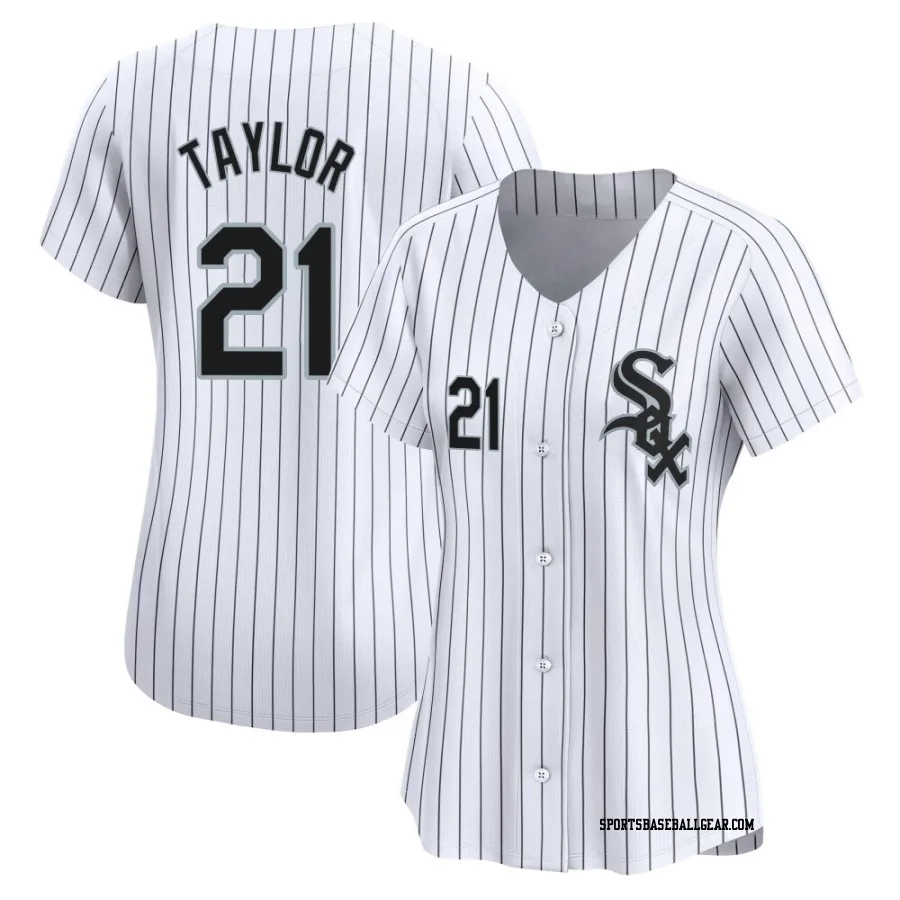 Michael Taylor Women's Chicago White Sox White Limited Home Jersey