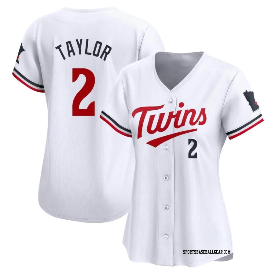 Michael Taylor Women's Minnesota Twins White Limited Home Jersey
