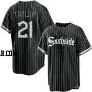 Michael Taylor Youth Chicago White Sox Black Replica 2021 City Connect Jersey