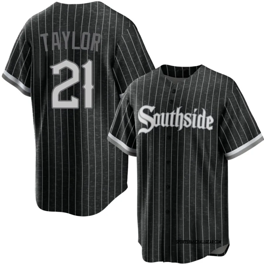 Michael Taylor Youth Chicago White Sox Black Replica 2021 City Connect Jersey