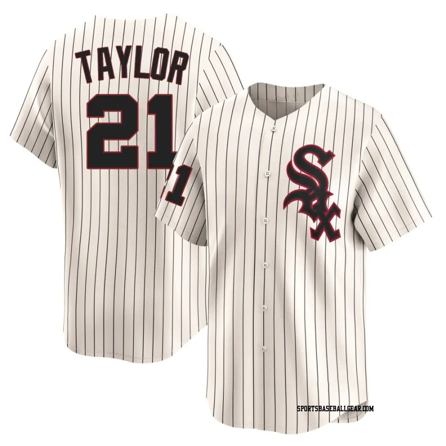Michael Taylor Youth Chicago White Sox Cream Limited Throwback Cooperstown Jersey
