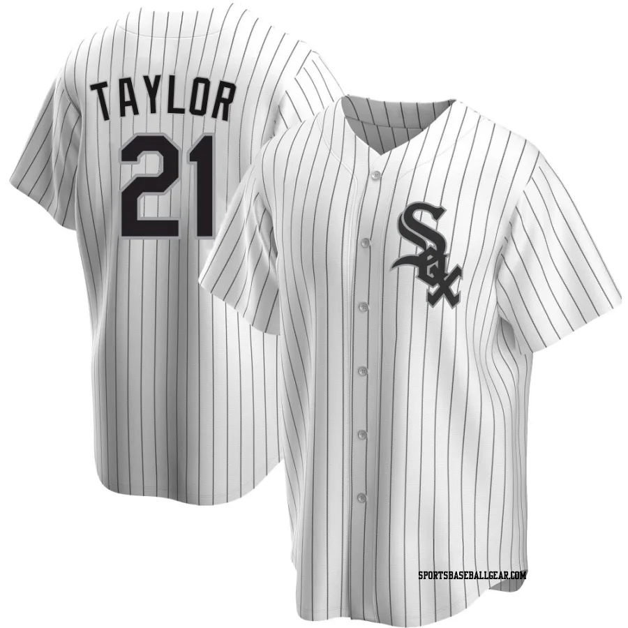 Michael Taylor Youth Chicago White Sox White Replica Home Jersey