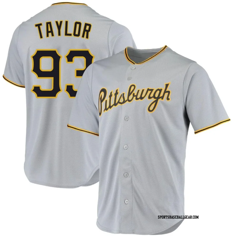 Michael Taylor Youth Pittsburgh Pirates Gray Replica Road Jersey