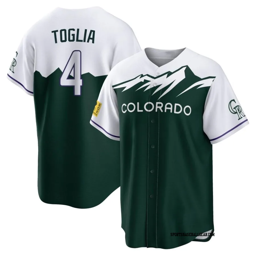 Michael Toglia Men's Colorado Rockies Green Replica 2022 City Connect Jersey