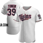 Michael Tonkin Men's Minnesota Twins White Authentic Home Jersey