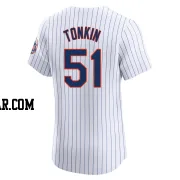 Michael Tonkin Men's New York Mets White Elite Home Jersey