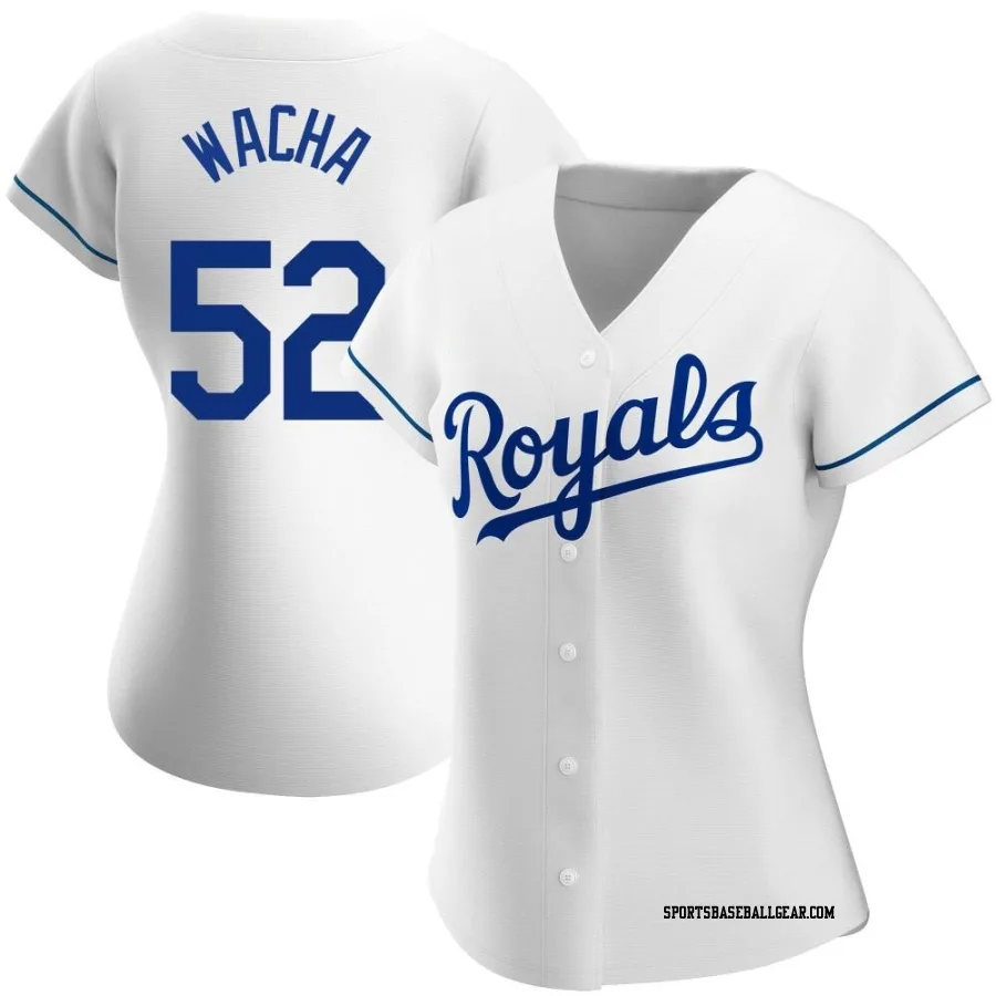 Michael Wacha Women's Kansas City Royals White Replica Home Jersey