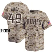 Michel Baez Men's San Diego Padres Camo Limited 2nd Alternate Jersey