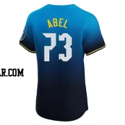 Mick Abel Men's Philadelphia Phillies Blue Elite 2024 City Connect Jersey