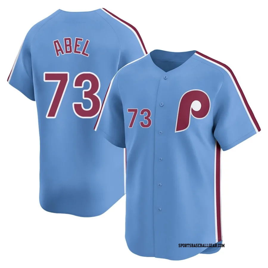 Mick Abel Men's Philadelphia Phillies Light Blue Limited Alternate Jersey