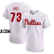 Mick Abel Men's Philadelphia Phillies White Elite Home Jersey