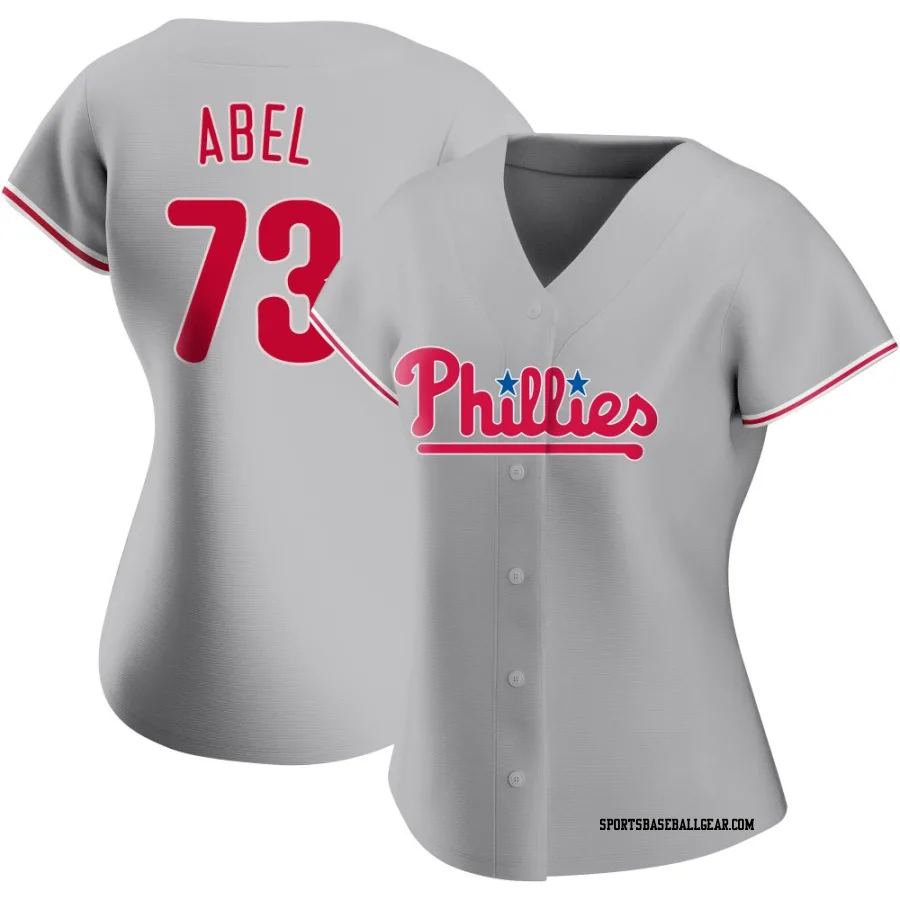 Mick Abel Women's Philadelphia Phillies Gray Authentic Road Jersey