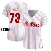 Mick Abel Women's Philadelphia Phillies White Limited Home Jersey