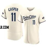 Mickey Gasper Men's Minnesota Twins Cream Authentic Alternate 2023 Jersey