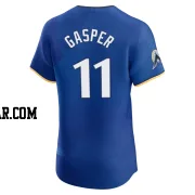 Mickey Gasper Men's Minnesota Twins Royal Elite 2024 City Connect Jersey