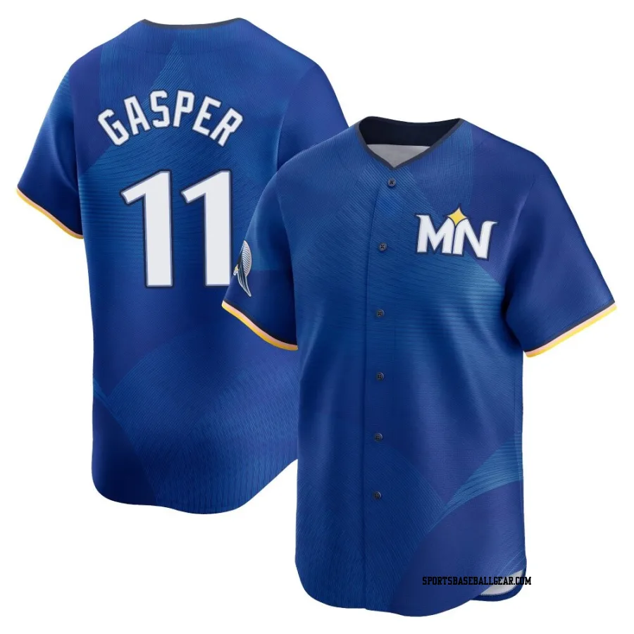 Mickey Gasper Youth Minnesota Twins Royal Limited 2024 City Connect Jersey