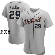 Mickey Lolich Men's Detroit Tigers Gray Authentic Road Jersey