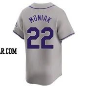 Mickey Moniak Men's Colorado Rockies Gray Limited Road Jersey