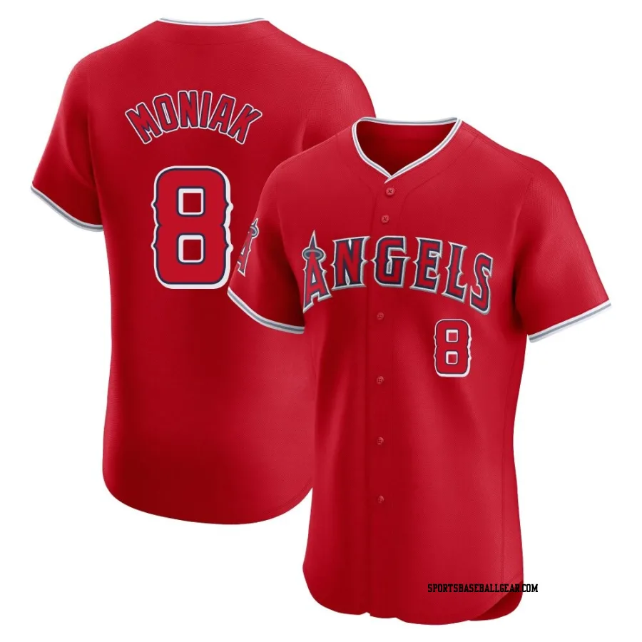 Mickey Moniak Men's Los Angeles Angels Red Elite Alternate Jersey