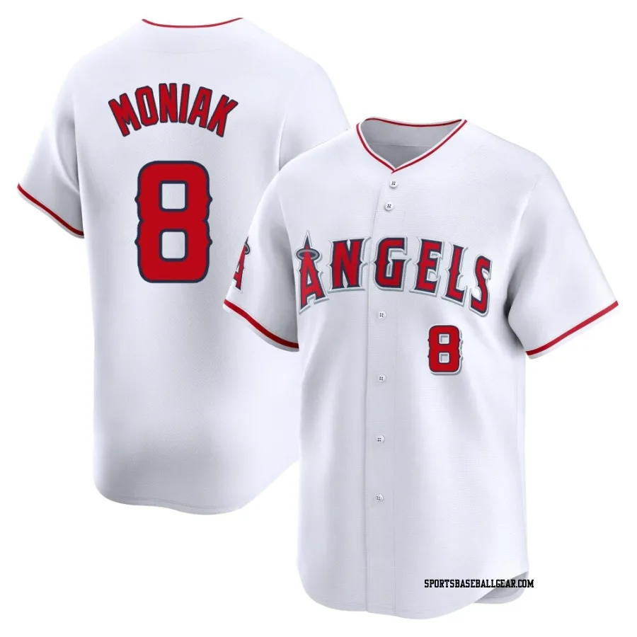 Mickey Moniak Men's Los Angeles Angels White Limited Home Jersey