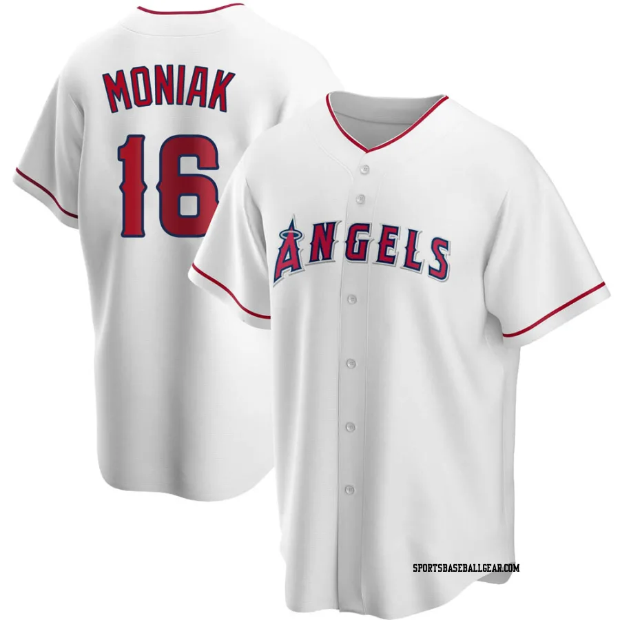 Mickey Moniak Men's Los Angeles Angels White Replica Home Jersey