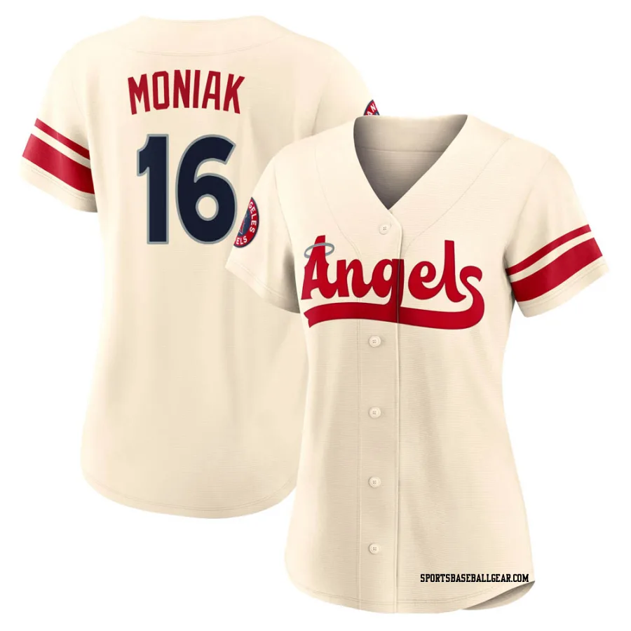 Mickey Moniak Women's Los Angeles Angels Cream Authentic 2022 City Connect Jersey