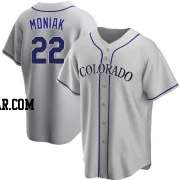 Mickey Moniak Youth Colorado Rockies Gray Replica Road Jersey