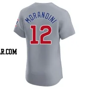 Mickey Morandini Men's Chicago Cubs Gray Elite Road Jersey
