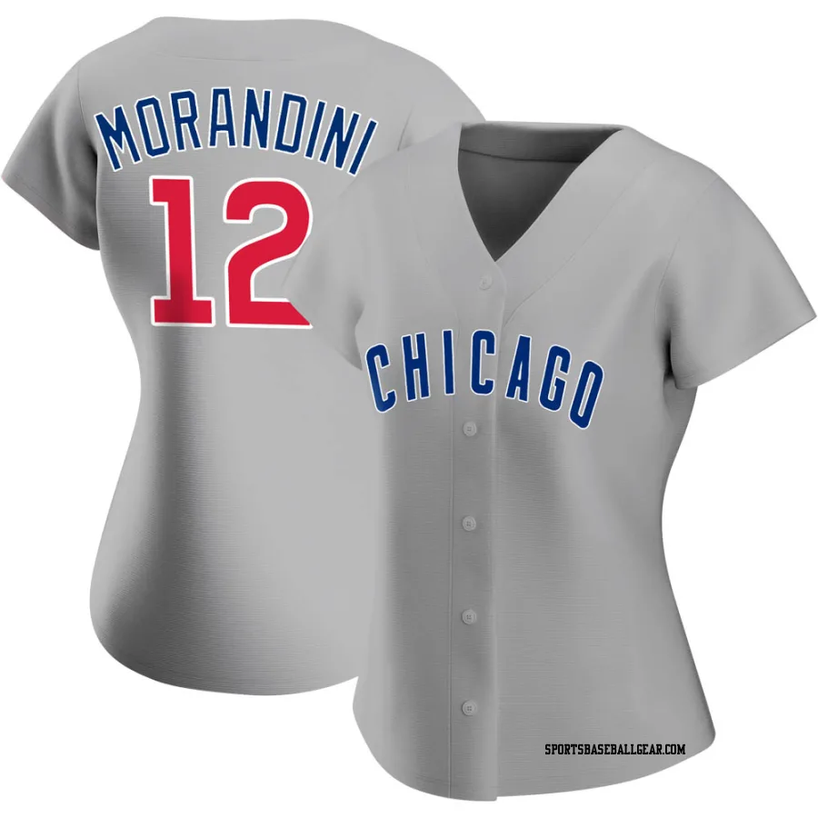 Mickey Morandini Women's Chicago Cubs Gray Replica Road Jersey