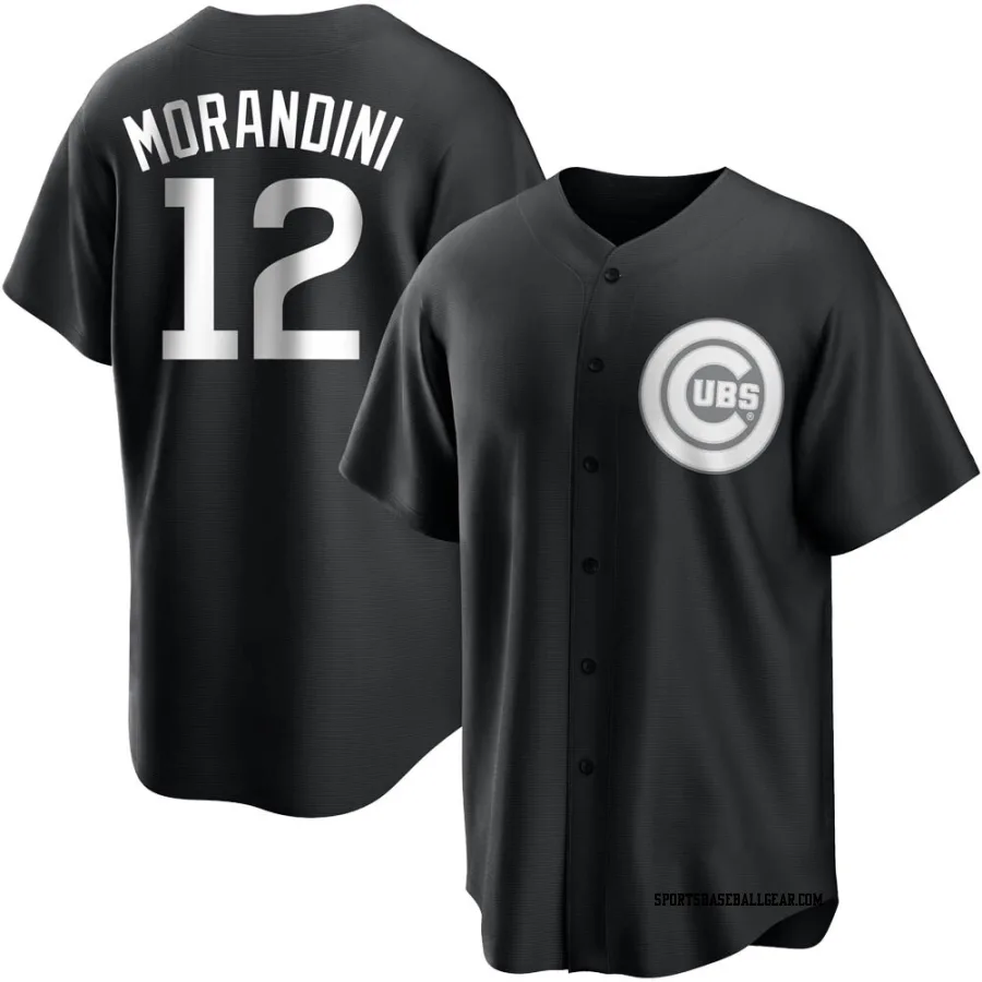 Mickey Morandini Youth Chicago Cubs Black/White Replica Jersey