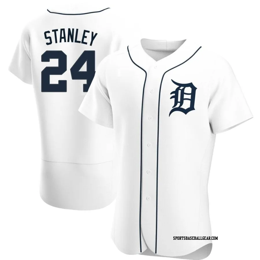 Mickey Stanley Men's Detroit Tigers White Authentic Home Jersey