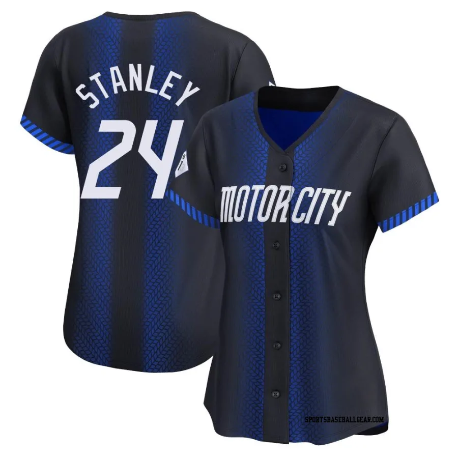 Mickey Stanley Women's Detroit Tigers Blue Limited 2024 City Connect Jersey