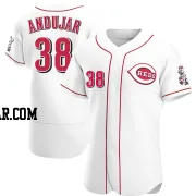Miguel Andujar Men's Cincinnati Reds White Authentic Home Jersey