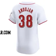 Miguel Andujar Men's Cincinnati Reds White Elite Home Jersey
