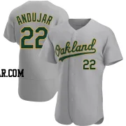 Miguel Andujar Men's Oakland Athletics Gray Authentic Road Jersey