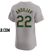 Miguel Andujar Men's Oakland Athletics Gray Elite Road Jersey