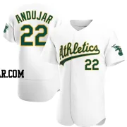 Miguel Andujar Men's Oakland Athletics White Authentic Home Jersey