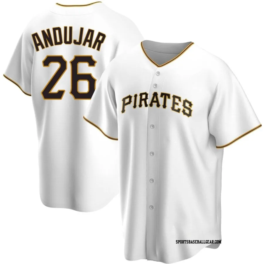 Miguel Andujar Youth Pittsburgh Pirates White Replica Home Jersey