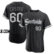 Miguel Castro Men's Chicago White Sox Black Authentic 2021 City Connect Jersey