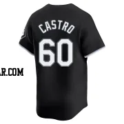Miguel Castro Men's Chicago White Sox Black Limited Alternate Jersey