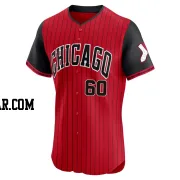 Miguel Castro Men's Chicago White Sox Red/Black Elite 2025 City Connect Jersey