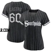 Miguel Castro Women's Chicago White Sox Black Authentic 2021 City Connect Jersey