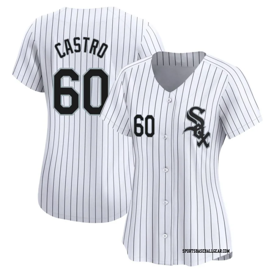 Miguel Castro Women's Chicago White Sox White Limited Home Jersey