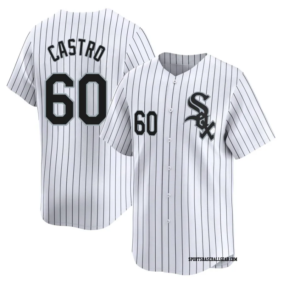 Miguel Castro Youth Chicago White Sox White Limited Home Jersey