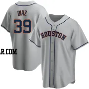 Miguel Diaz Youth Houston Astros Gray Replica Road Jersey