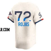 Miguel Rojas Men's Los Angeles Dodgers Cream Limited 2024 City Connect World Series Champions Jersey