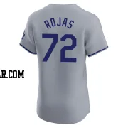 Miguel Rojas Men's Los Angeles Dodgers Gray Elite Road 2024 World Series Jersey
