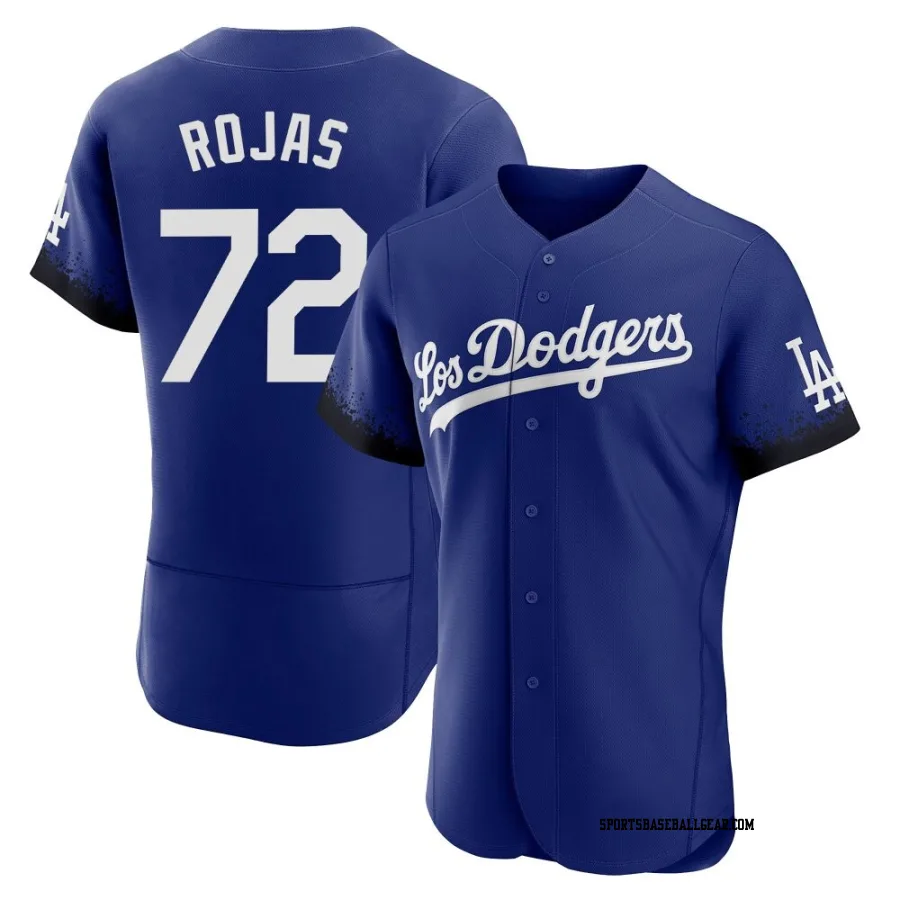 Miguel Rojas Men's Los Angeles Dodgers Royal Authentic 2021 City Connect Jersey