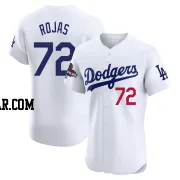 Miguel Rojas Men's Los Angeles Dodgers White Elite Home World Series Champions Jersey
