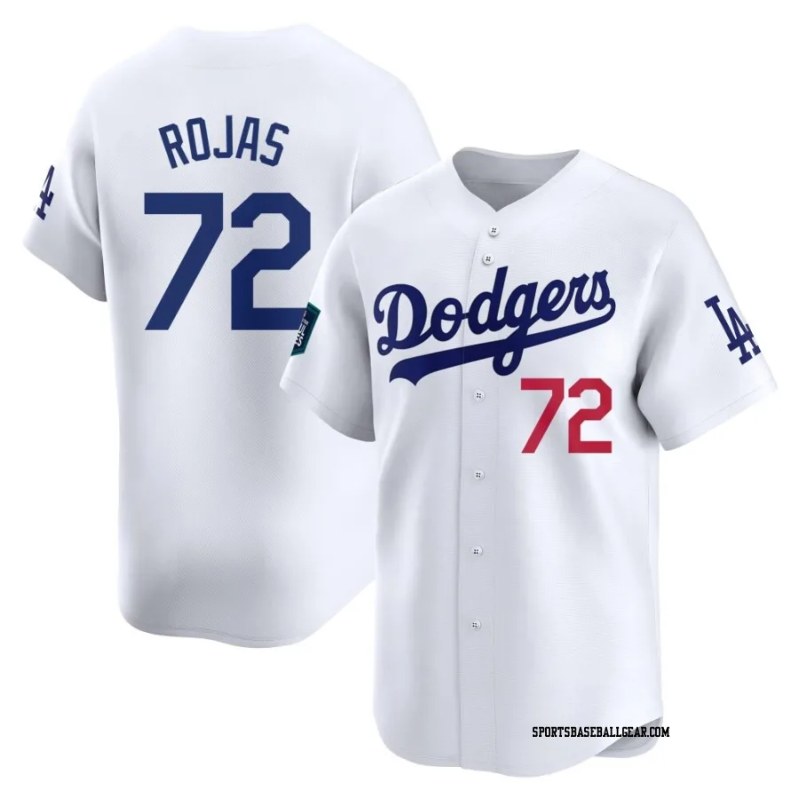Miguel Rojas Men's Los Angeles Dodgers White Limited 2024 World Tour Seoul Series Home Jersey